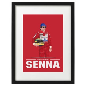 Ayrton Senna art print