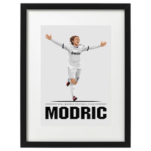 Luka Modric Real Madrid art print
