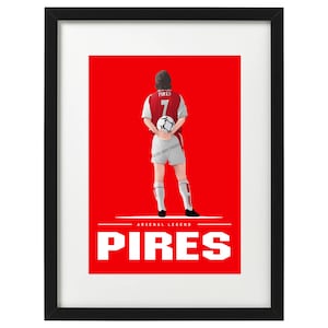 Robert Pires Arsenal art print