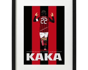 Kaka AC Milan art print