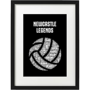 Newcastle legends art print