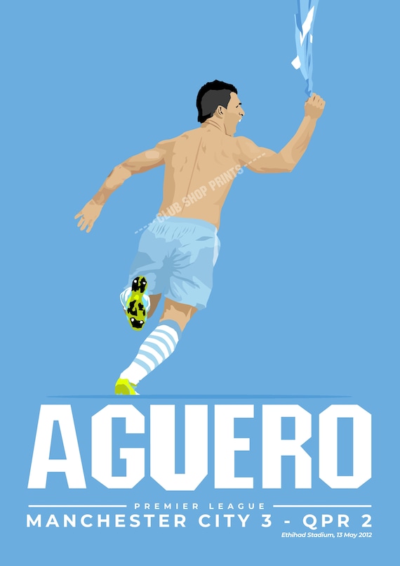 Exclusive Memorabilia Foto Del Manchester City Autografata Da Sergio Aguero: 93:20 - Foto 11