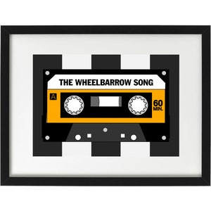 Notts County Fansong Kassettenband Kunstdruck