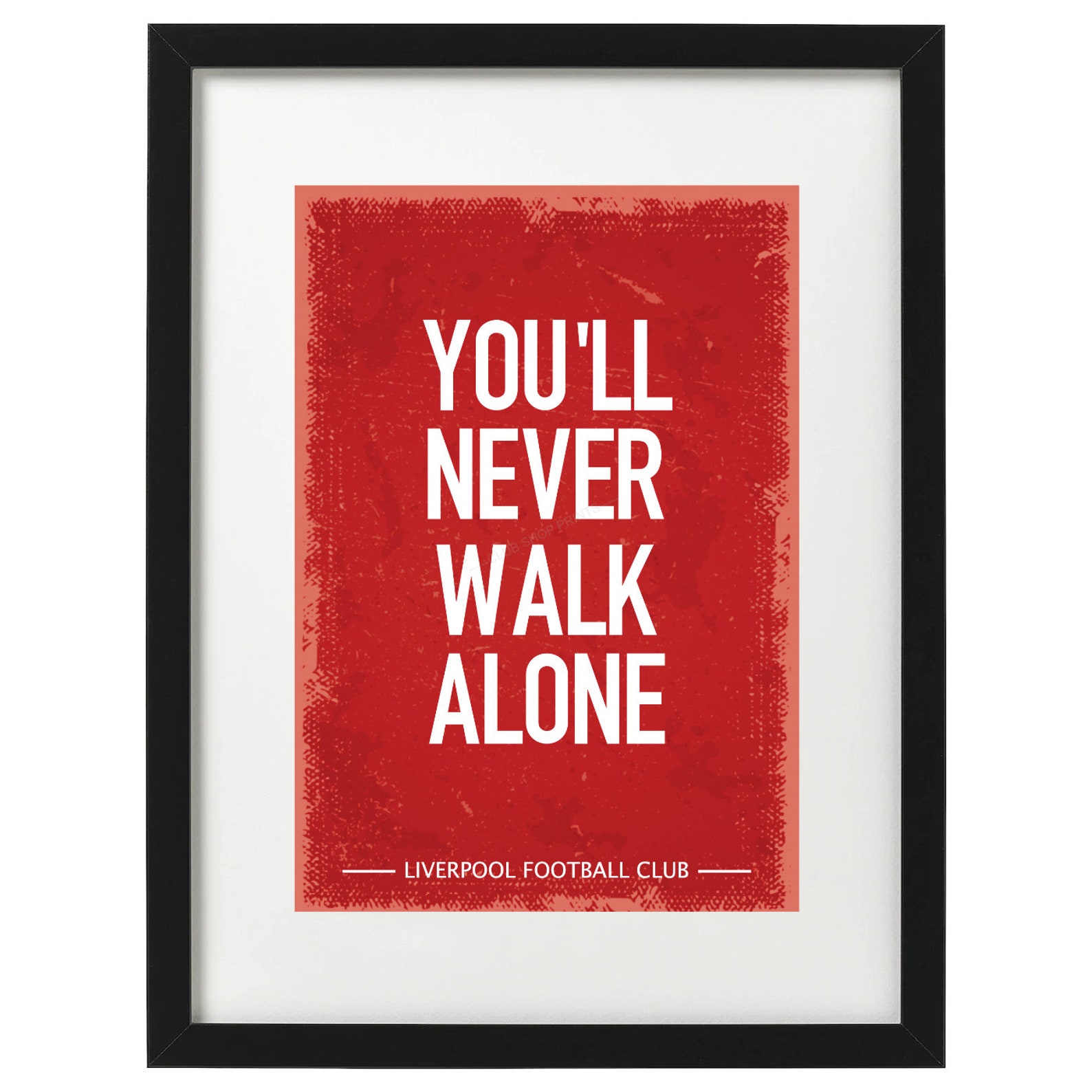 Liverpool FC You'll Never Walk Alone Art Print - Etsy UK