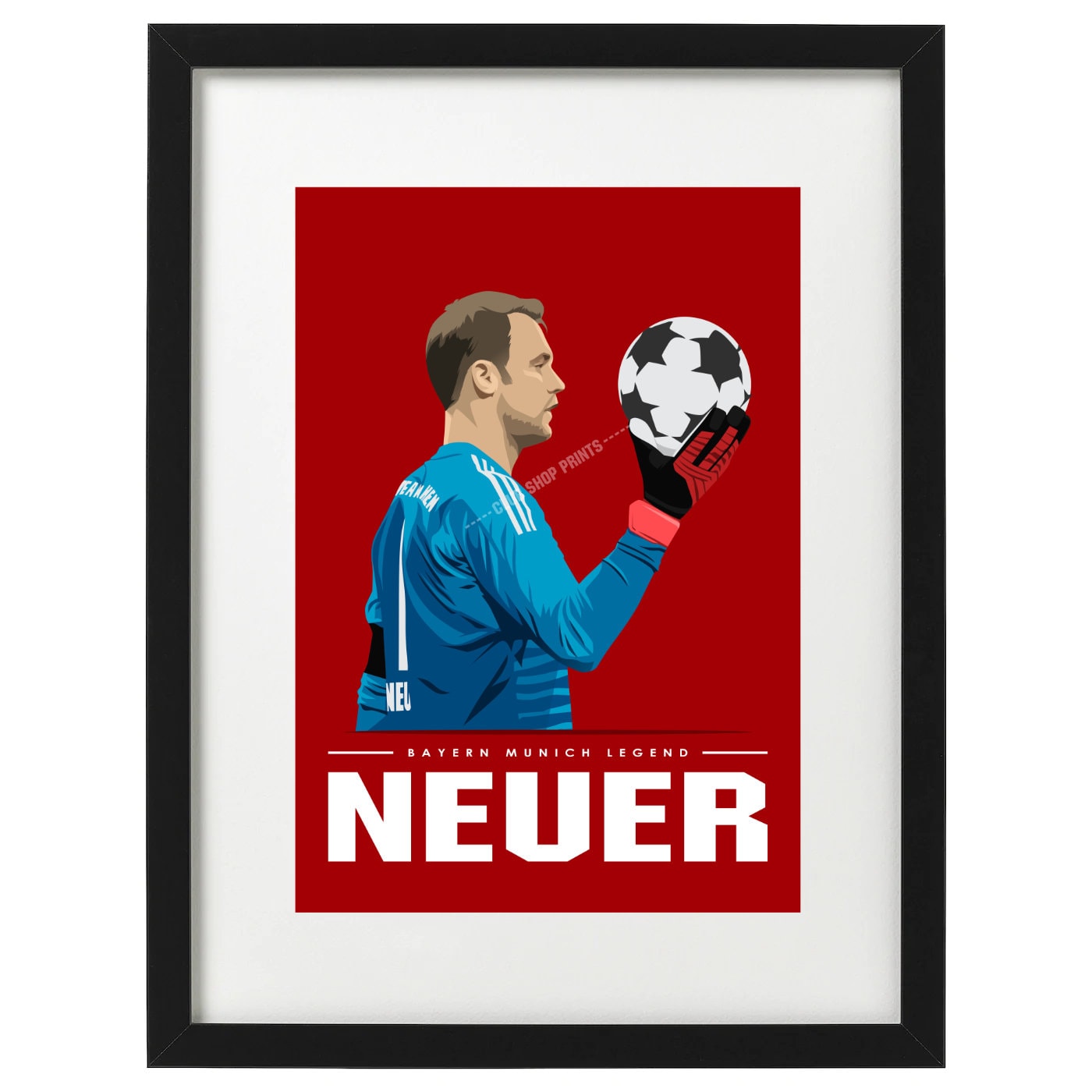 Manuel Neuer bayern Munich art print - Etsy 日本