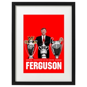 Alex Ferguson Manchester United art print