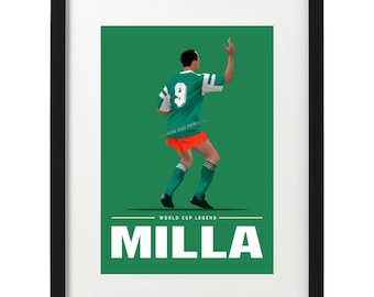 Roger Miller world cup legend art print