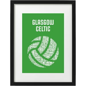 Glasgow celtic art print