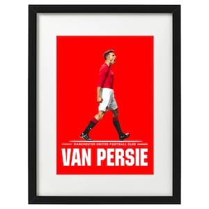 Robin Van Persie Manchester United art print