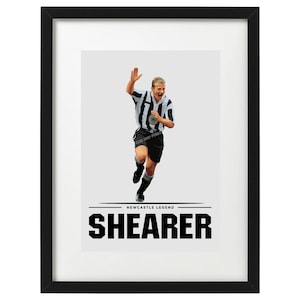 Alan Shearer Newcastle art print