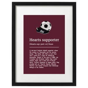 Heart of Midlothian Anhänger Kunstdruck