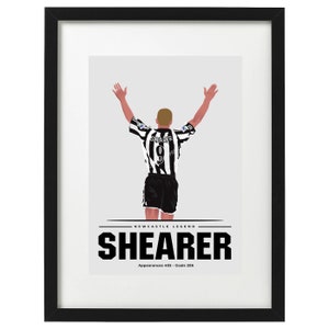 Alan Shearer Newcastle art print