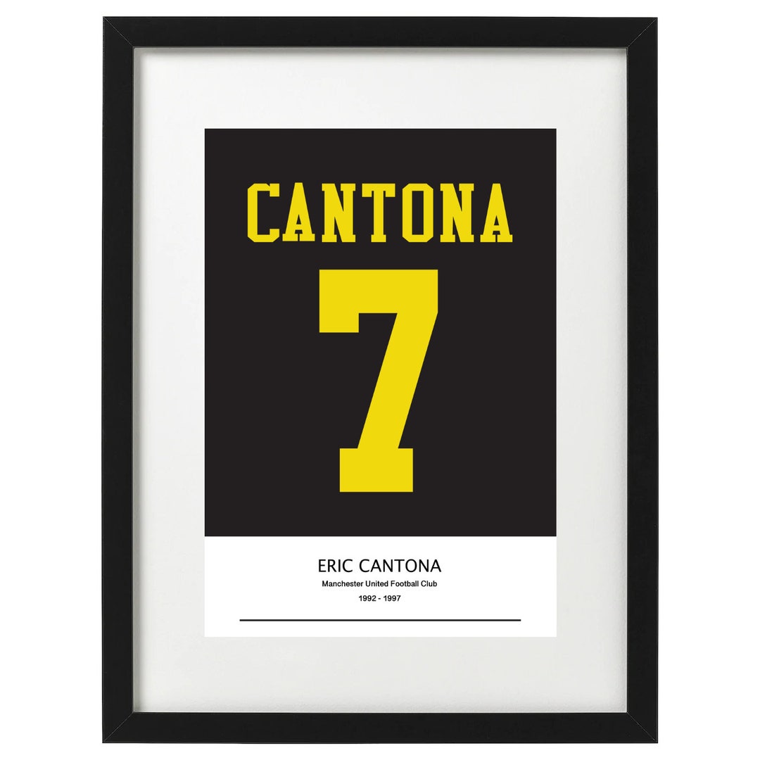 ERIC CANTONA 写真パネル Eric Cantona of Man Utd in 1996.