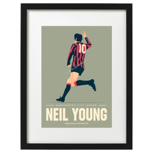 Neil Young Manchester City art print