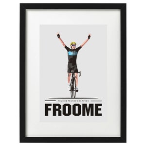 Chris Froome Tour De France Cycling art print