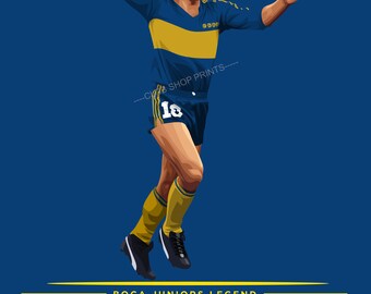 Poster Maradona Onze Magazine Février 1980 – Foot Rétro Barça, Naples, Boca