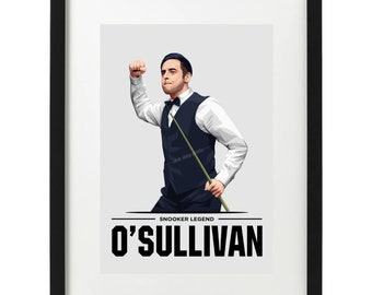 Ronnie O'Sullivan Snooker Kunstdruck