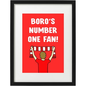 Boros Nummer Eins Fan-Kunstdruck
