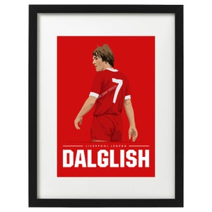 Kenny Dalglish Liverpool art print