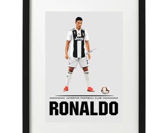 Cristiano Ronaldo Juventus art print