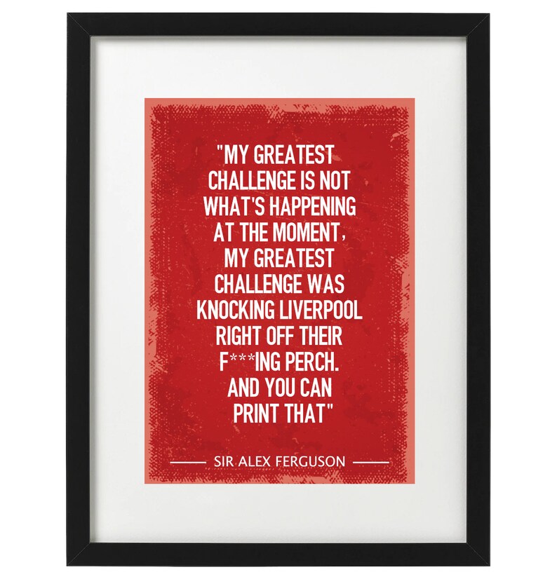 Manchester United Alex Ferguson Quote Art Print Etsy manchester-united-alex-ferguson-quote-art-print-etsy