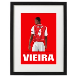 Patrick Vieira Arsenal art print