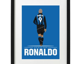 Ronaldo Inter Milan art print