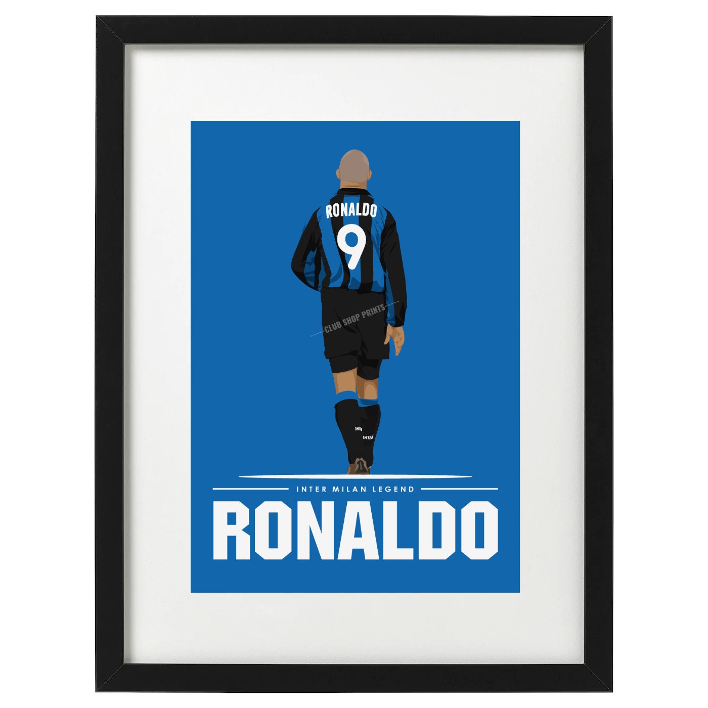 Ronaldo Inter Milan art print