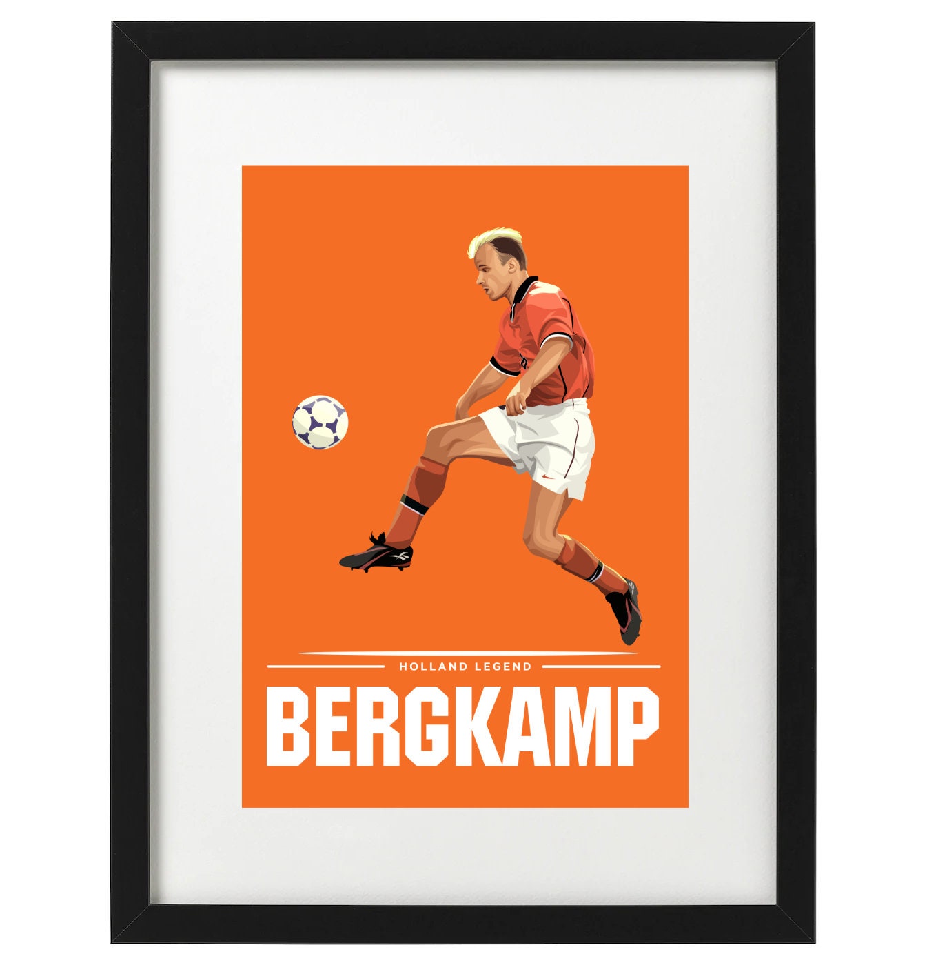 Dennis Bergkamp Art Print - Etsy