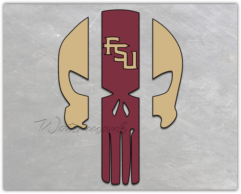 Download FSU Punisher Flag Cutout Files for Cricut SVG and ...