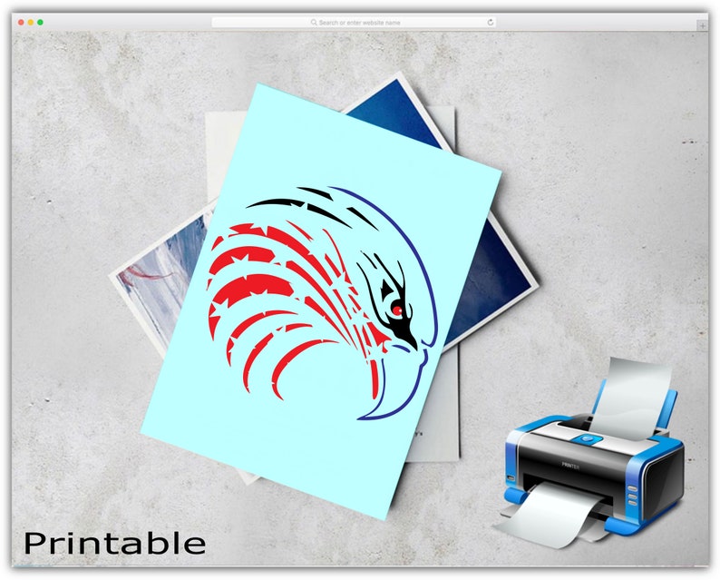 Download American Eagle Flag Cutout Files for Cricut SVG and ...