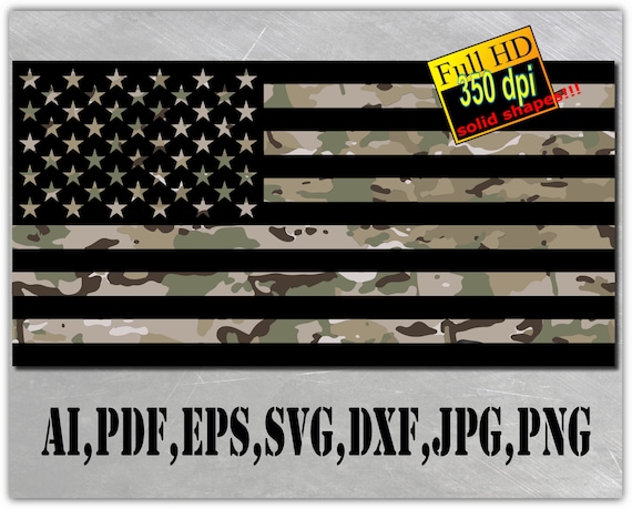 Download Us Flag Svg Multicamo Svg Usa Flag Svg 4th Of July Svg Etsy