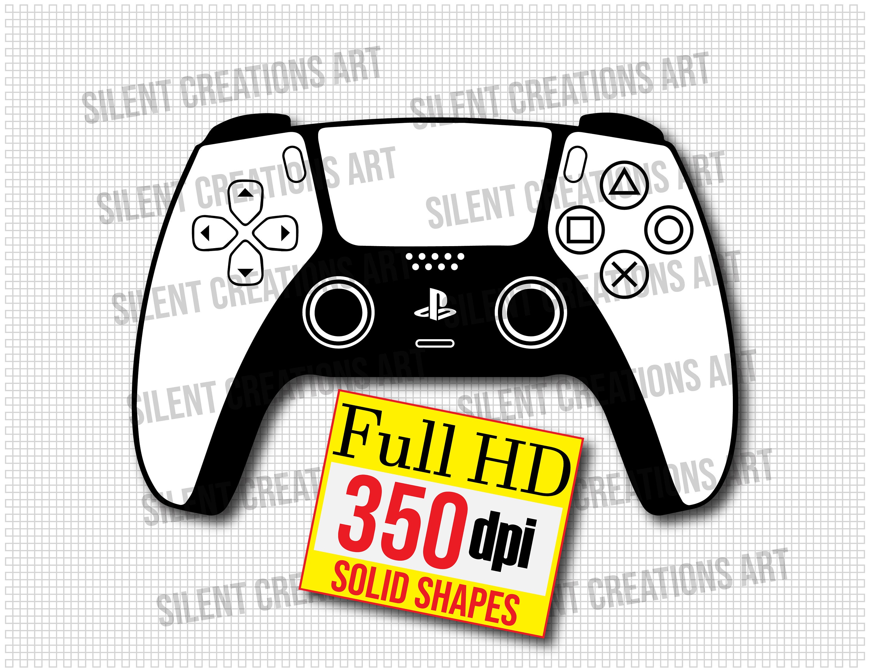 Pl4y5tation 5 Controller SVG PS5 controller svgPl4y | Etsy