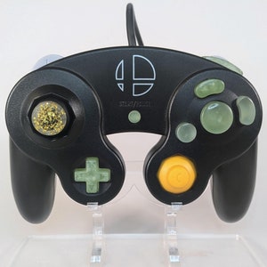 OEM Gamecube Controller - Green n Gold - ULTIMATE ONLY