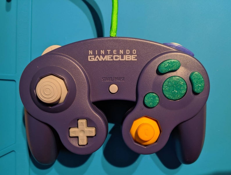 Gamecube Controller Custom Made to Order Luigi Shell Etsy