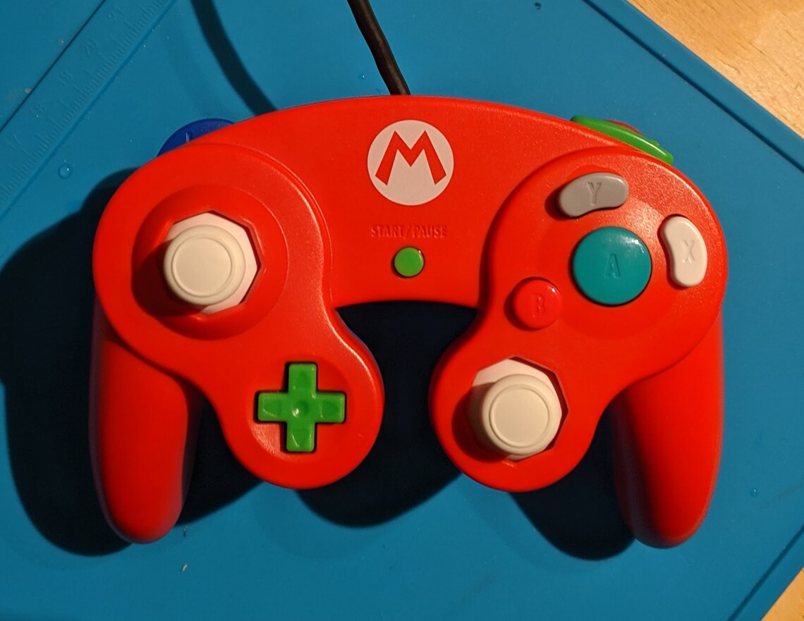 Gamecube Controller Custom Made to Order Mario Shell Etsy