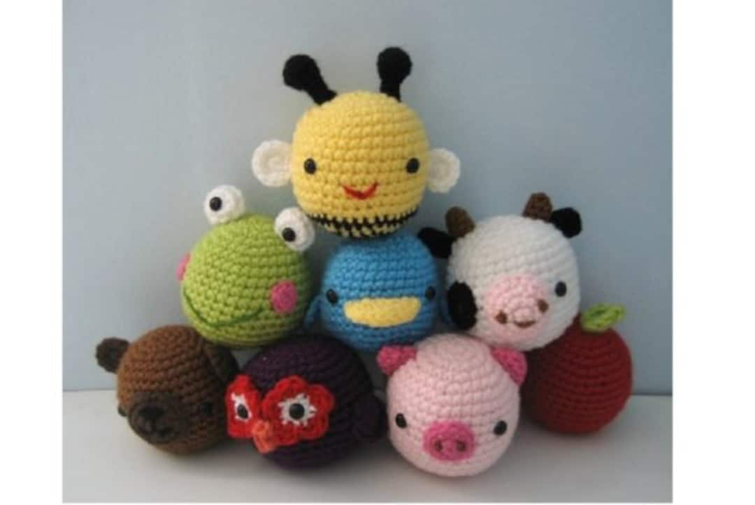 Crochet Animal Toys for Baby Pattern Etsy
