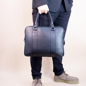 Porte-documents en cuir pour femme, sac d'affaires personnalisé, sac de bureau look vintage, sac d'ordinateur portable 15", sac de bureau, sac d'avocat, cadeau