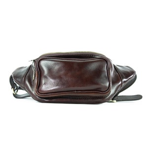 Leather fanny pack for men, belly bag, bum bag, belly bag, personalized crossbody bag, belt bag, birthday gift, handmade gift for men