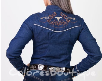 Western Shirt, Western Shirt Women, Mexican Shirt, Western Button