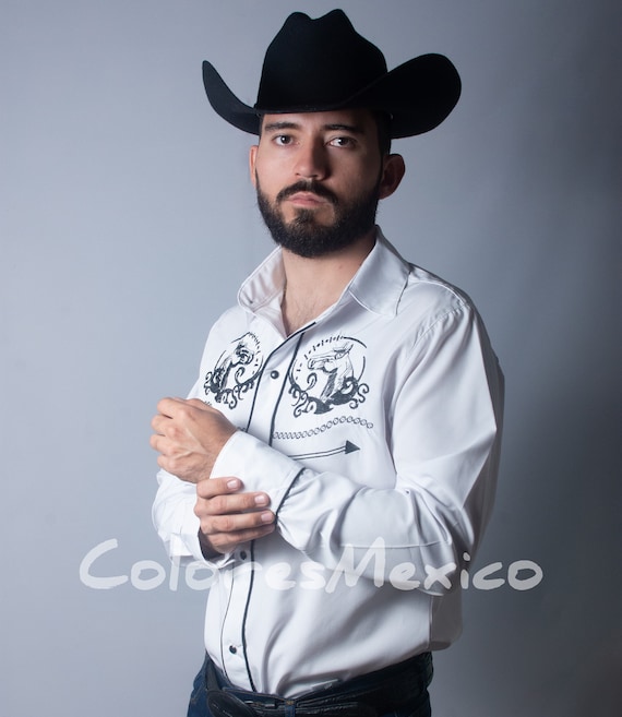 Western Shirt, Western Shirt Men, Mexico Shirt, Mexico Shirt Men