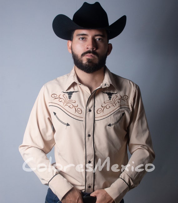 Western Shirt Western Shirt Men Mexico 