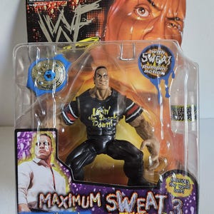 WWF Maximum Sweat 3 - The Rock - Wrestling Action Figure