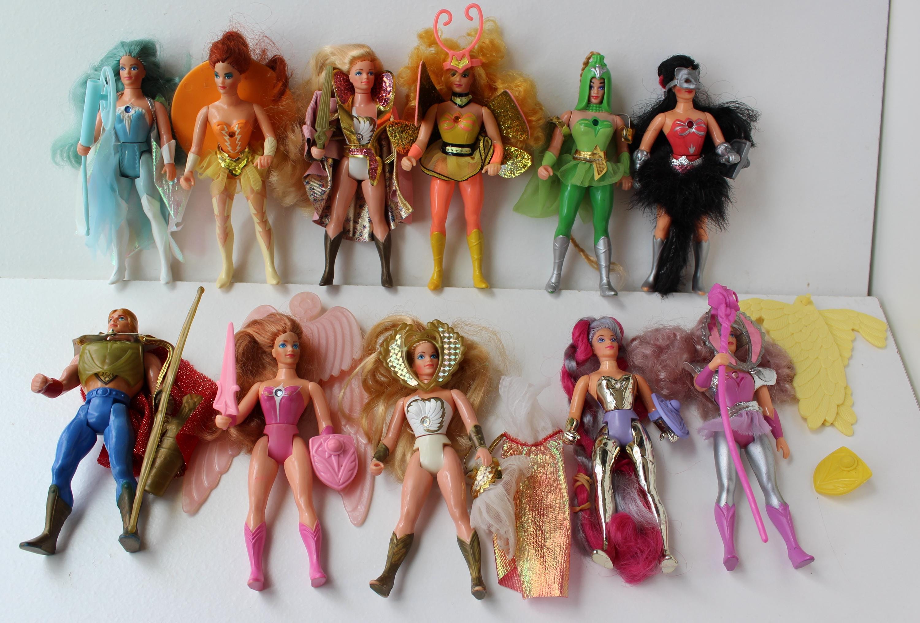 Vintage She-ra HUGE Figure Lot 11 Dolls | Swift Wind Horse