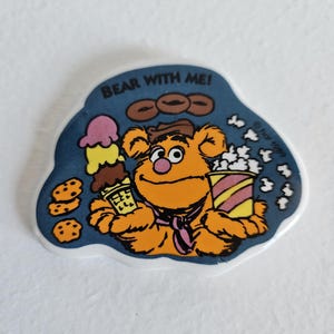 Bear with Me - Fozzie The Bear Magnet Gift - The Muppets Gift - Kitschy Gift