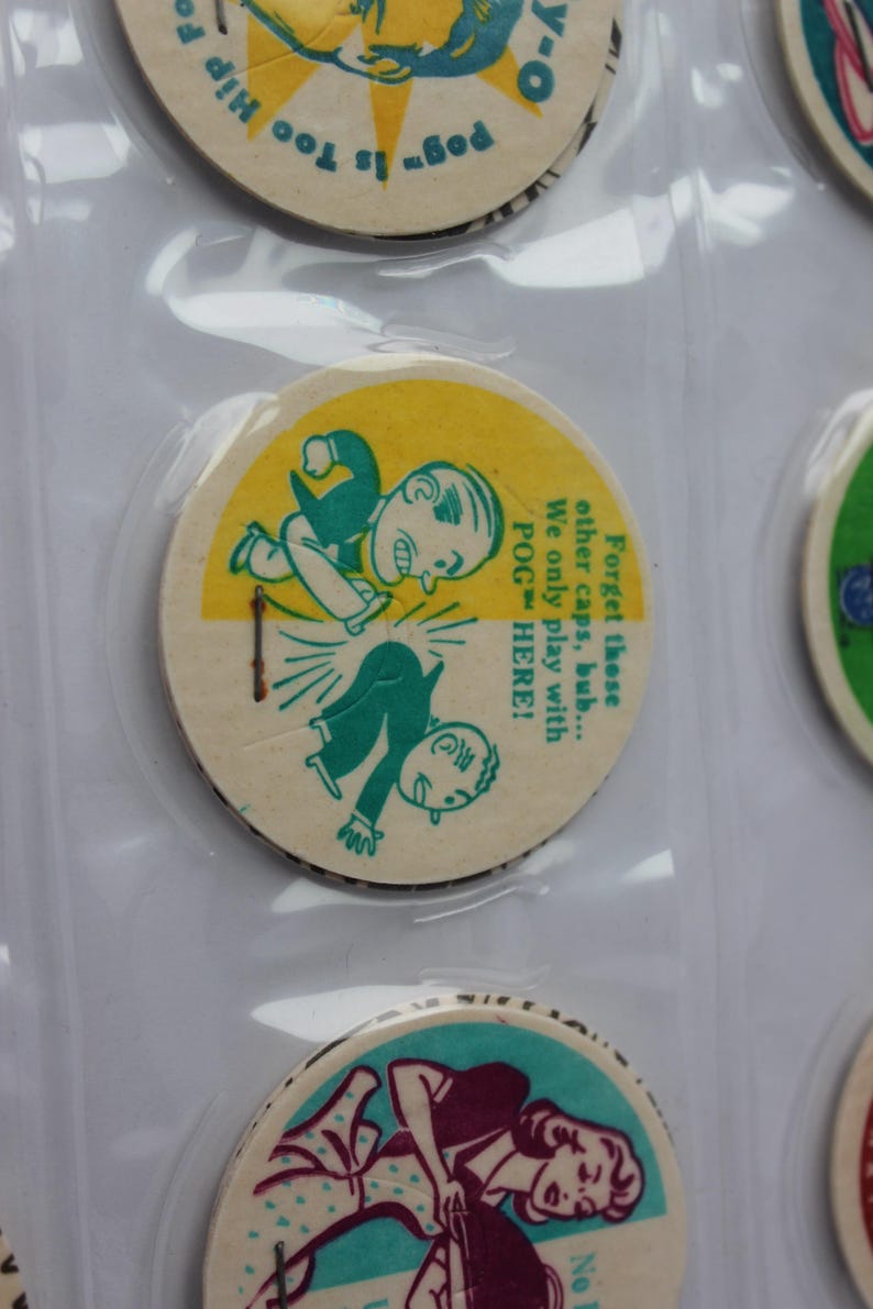 Pog Disc Vintage 90s POG Milkcap Lot of 40 in Sleeves | World POG Federation ...