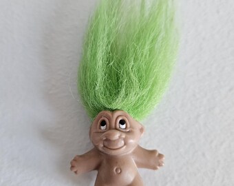 Vintage Troll Doll Magnet: 1989 Retro Kitchen Decor