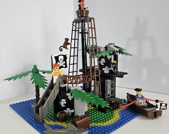 RARE Vintage Lego 6270 Forbidden Island Set | Almost Complete Pirates Theme | Four Coins & Instructions Link