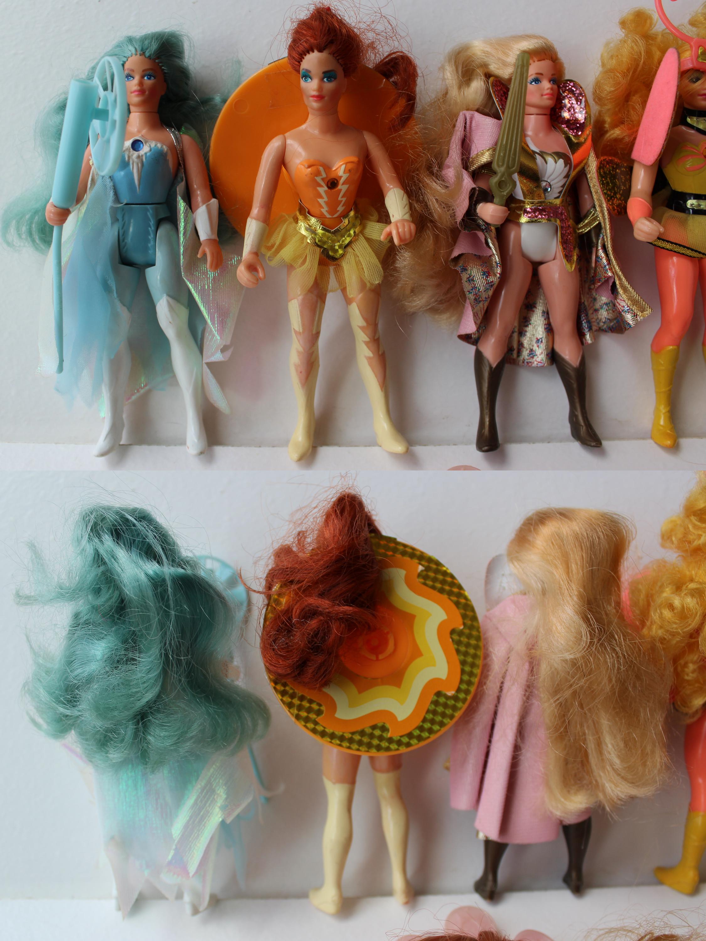 Vintage She-ra HUGE Figure Lot 11 Dolls | Swift Wind Horse