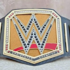 New Undisputed World Heavyweight Championship Wrestling Belt 4mm Replica